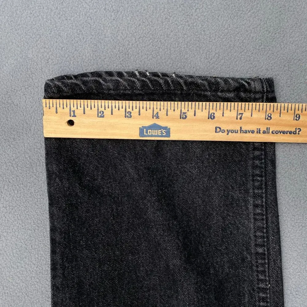 Vtg 80s Levis 540 Jeans Leather Tab‎ Mens Black Relaxed Straight USA No Size Tag